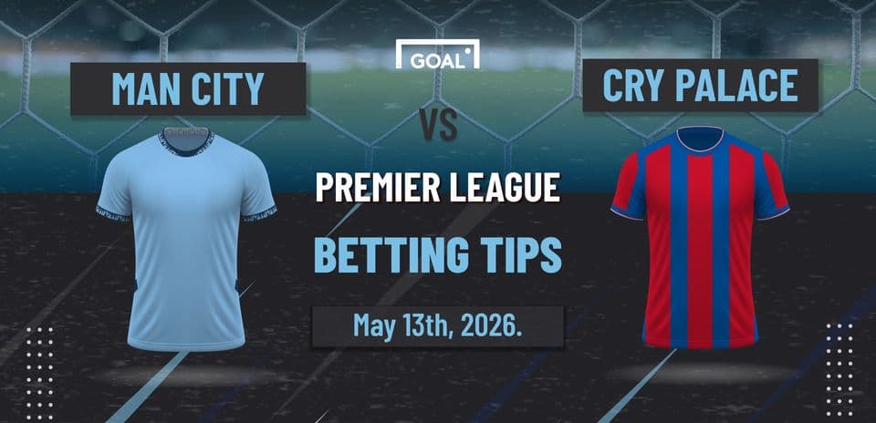 Man City vs Cry Palace Premier League betting tips graphic