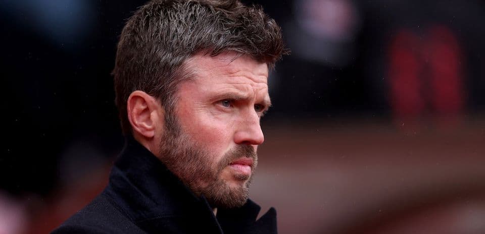 Man with short hair and beard in profile