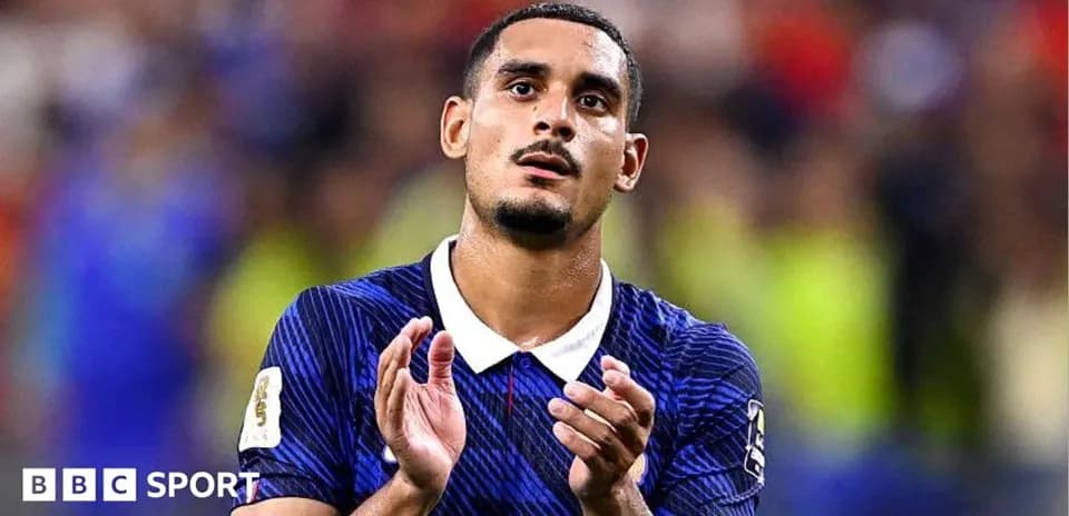 Player applauding fans after match in stadium
