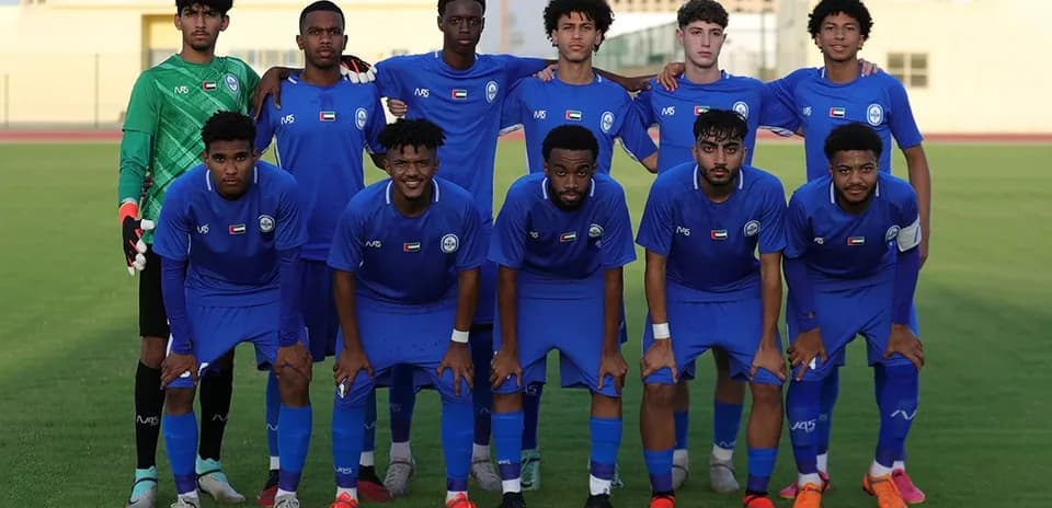 Al Nasr U23 team lineup before match