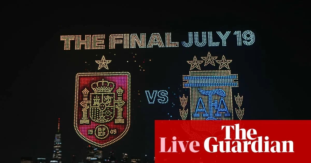 Spain vs Argentina final announcement on display