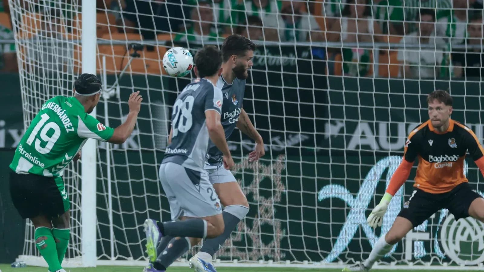 Player scoring during Real Sociedad vs Real Betis