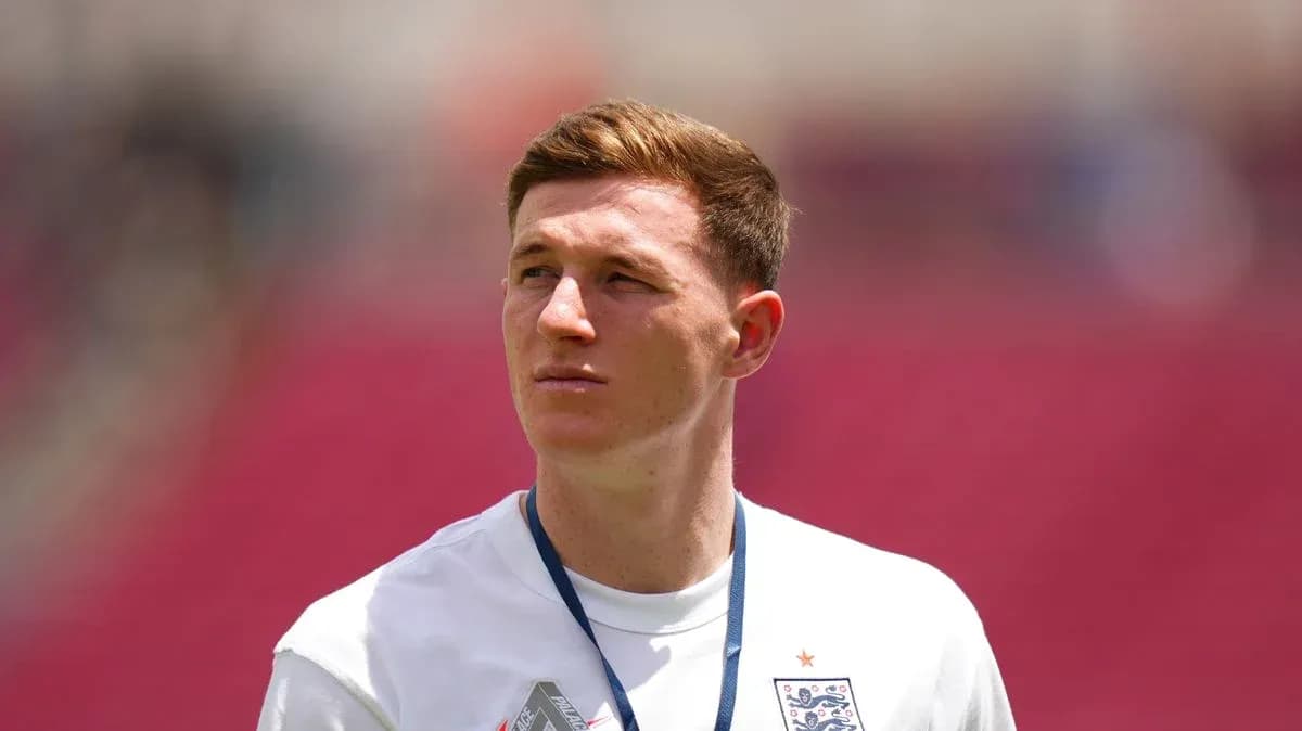 Player wearing England shirt during warm-up