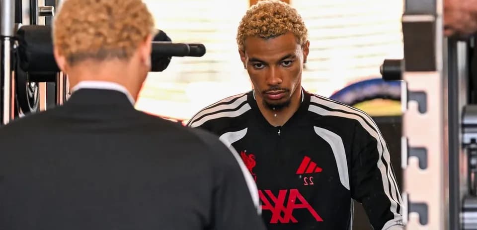 Player preparing for workout in gym setting