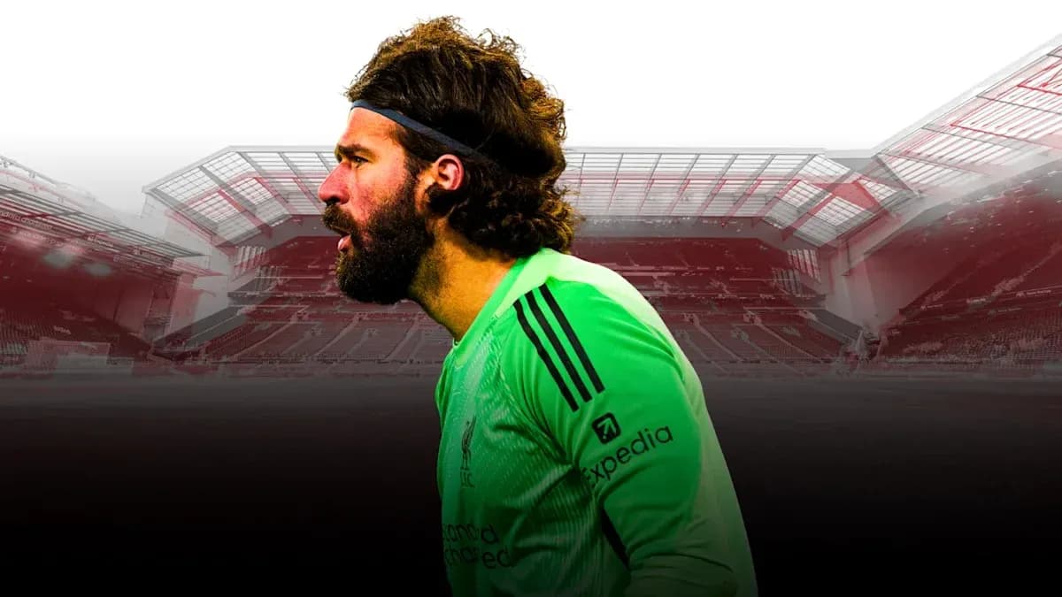 Goalkeeper in green kit at stadium background