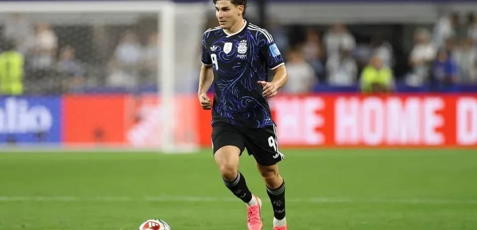 Player running with ball during a match