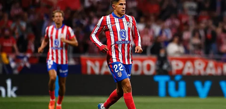 Atletico Madrid player during La Liga match
