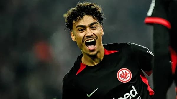 Player celebrating a goal during a match