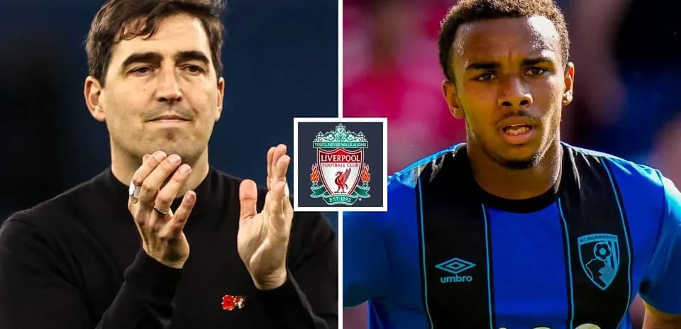 Manager and player featured with Liverpool logo