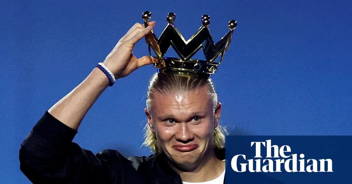 Player wearing a crown at an award ceremony