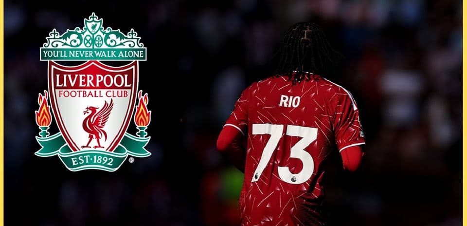 Player in Liverpool jersey with number 73