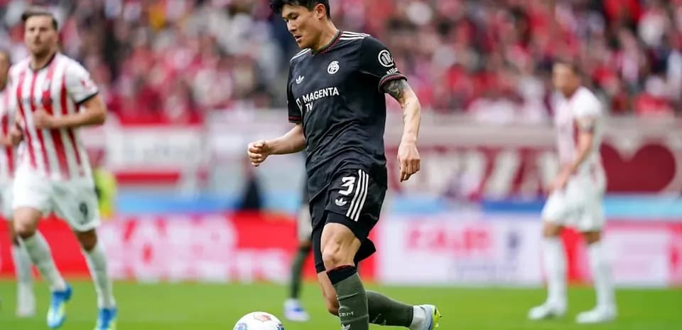 Player dribbling the ball during a match