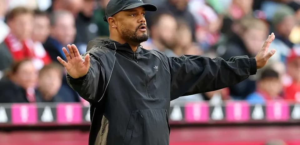 Coach gesturing to players during a match