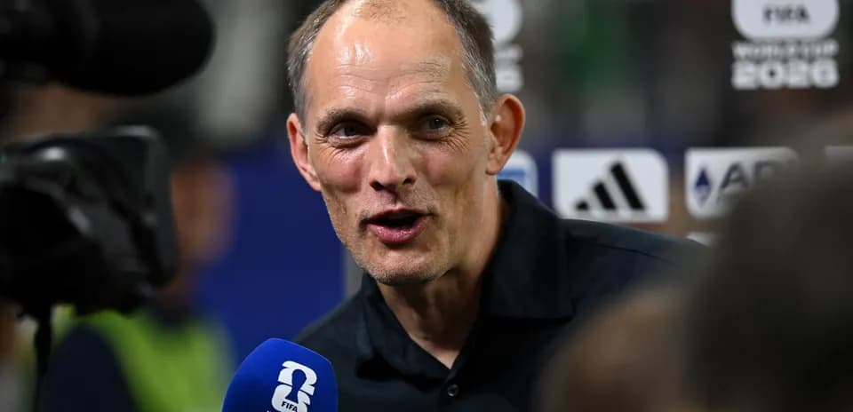 Coach speaking to media at FIFA World Cup 2026