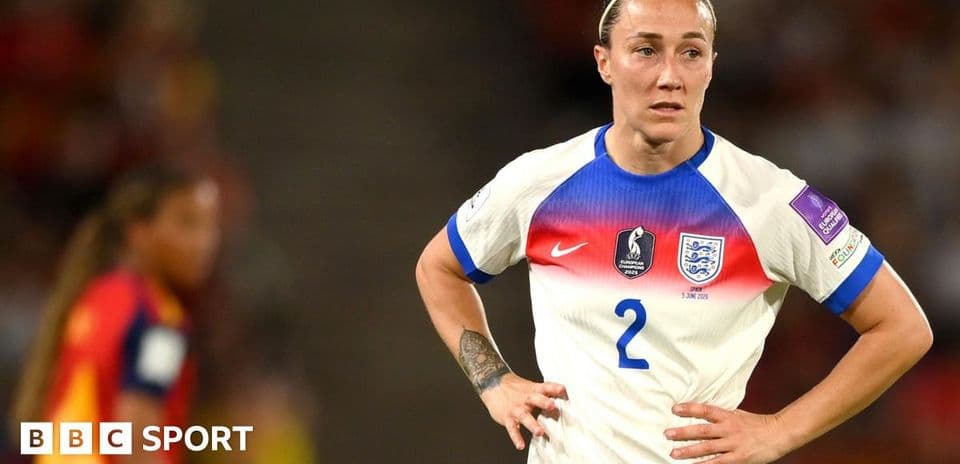 England player with number 2 during match