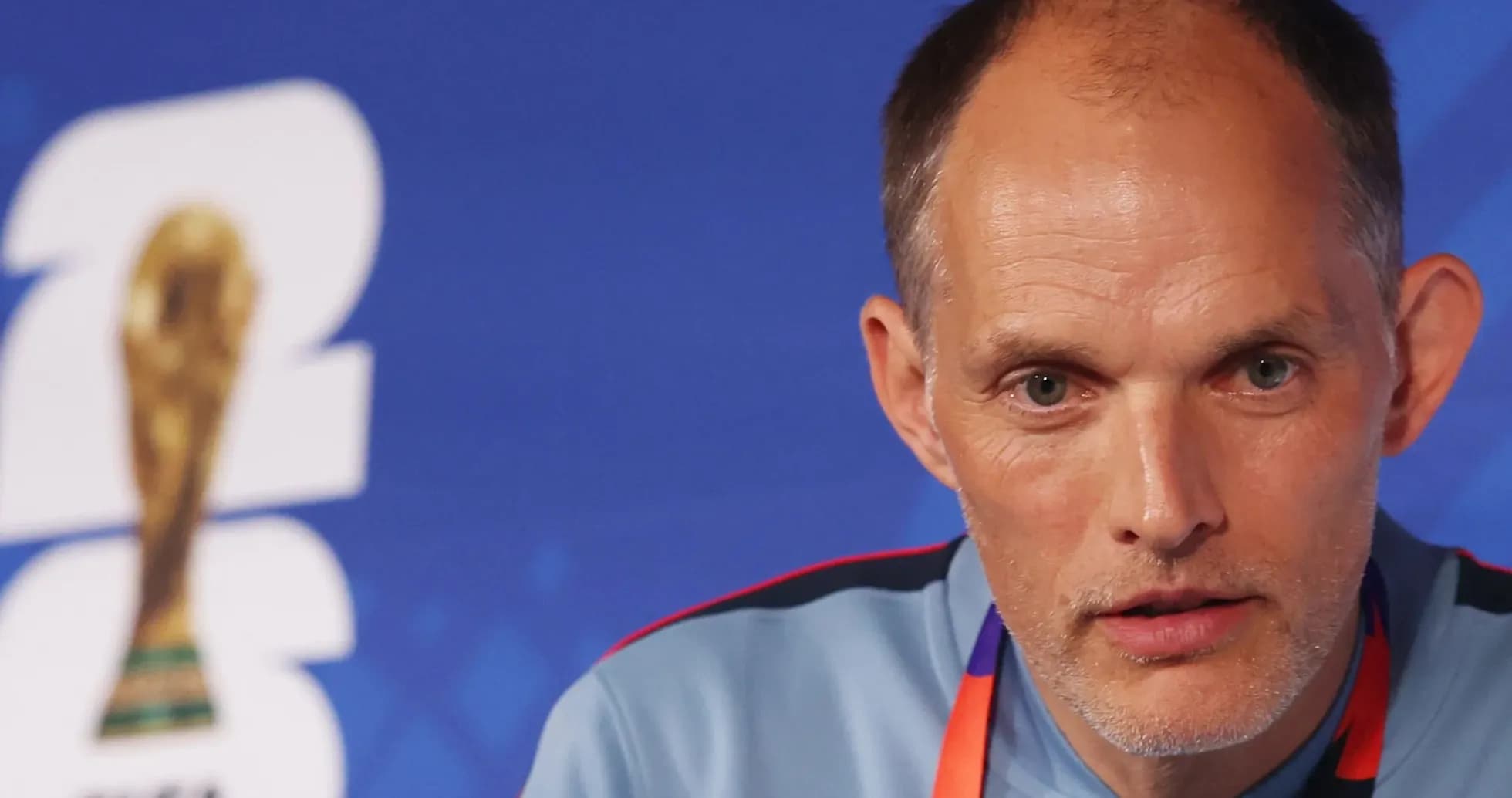 Coach at FIFA World Cup press conference