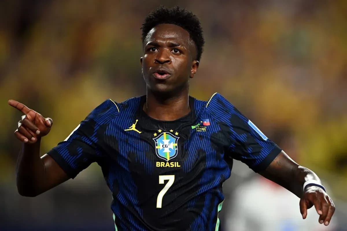 Player celebrating a goal in Brazil jersey