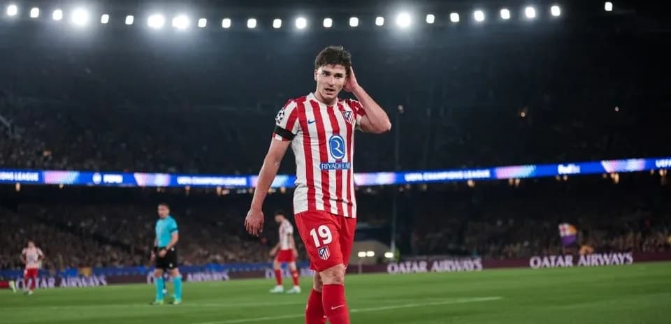 Atletico Madrid player during UEFA Champions League match
