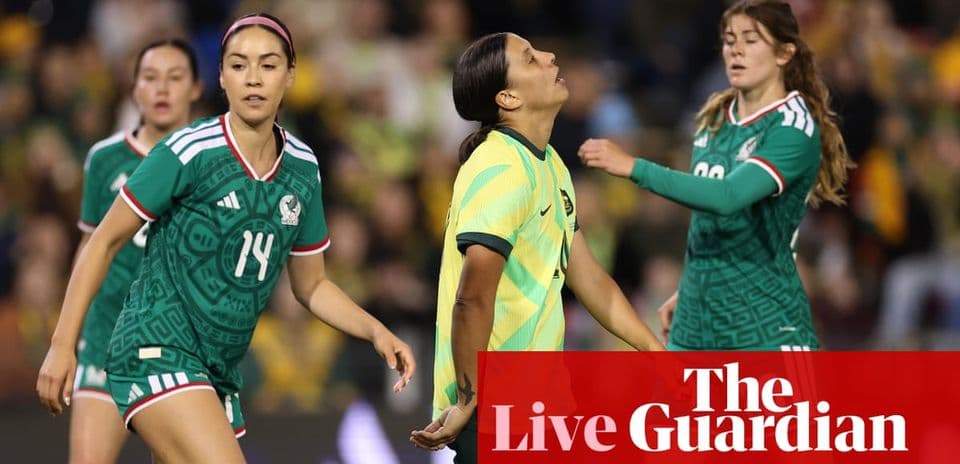 Players in action during women's soccer match