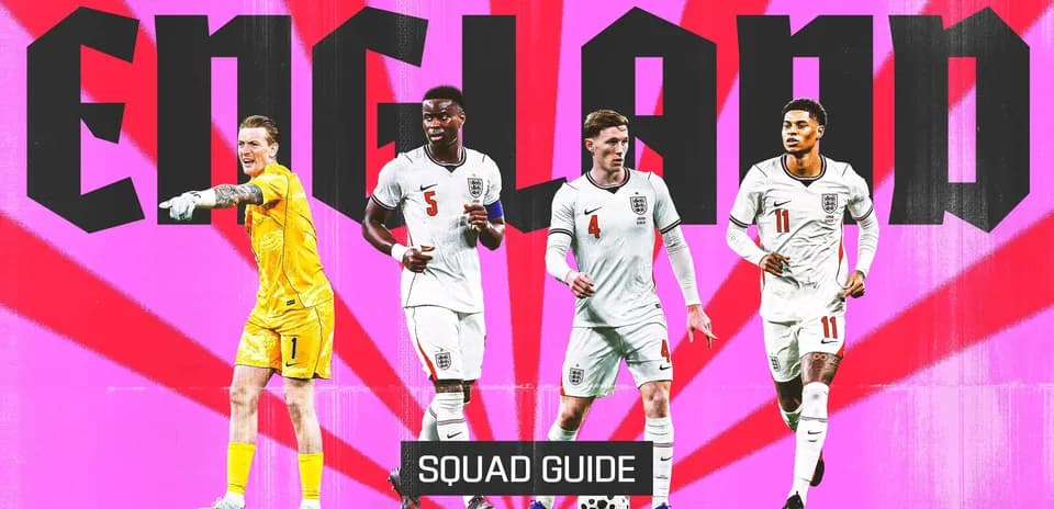 Four England players featured in squad guide graphic