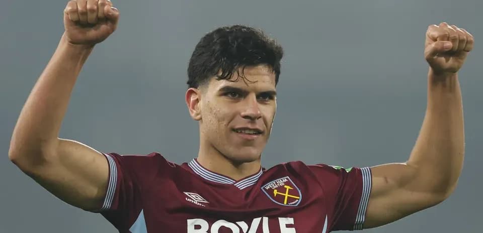 Player celebrating victory with raised fists