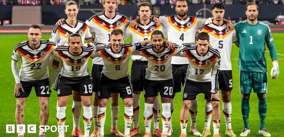 German national football team posing for a photo