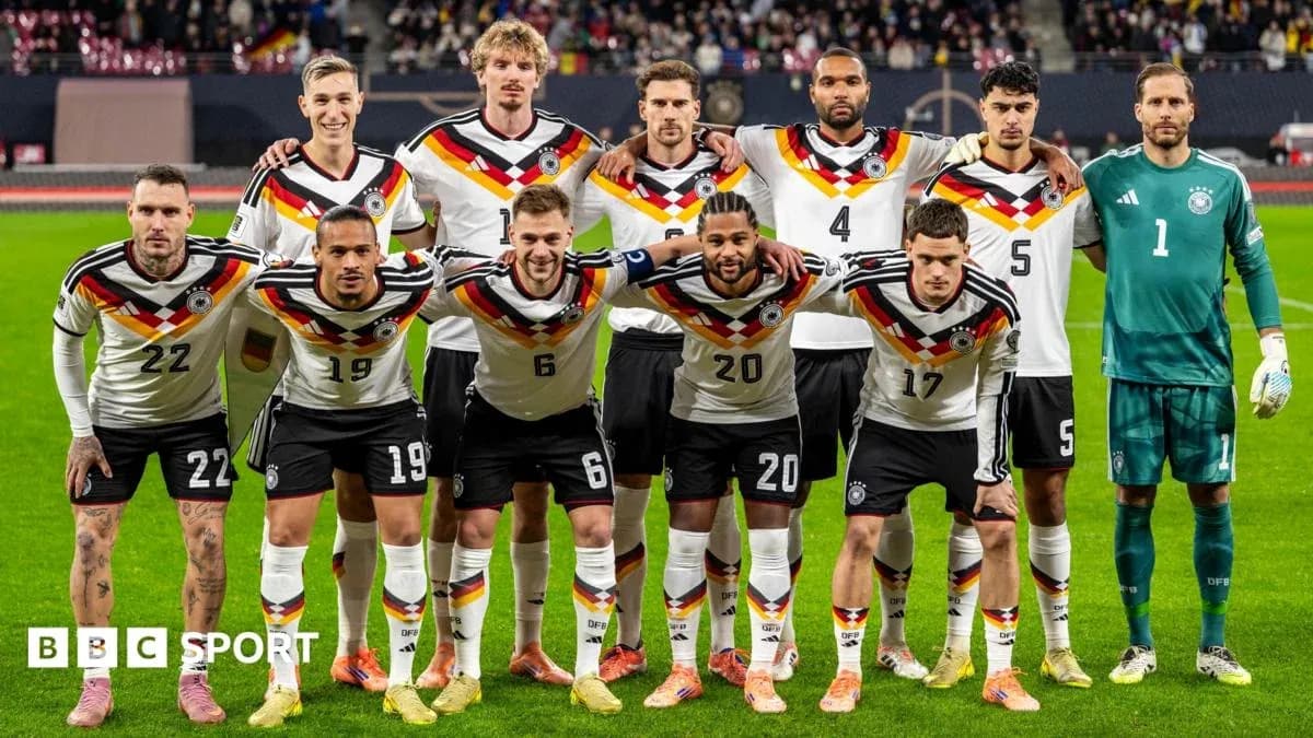 German national football team posing for a photo