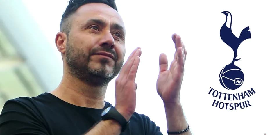 Coach applauding fans at Tottenham Hotspur stadium