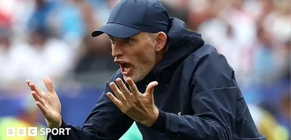 Coach gesturing during a tense match situation