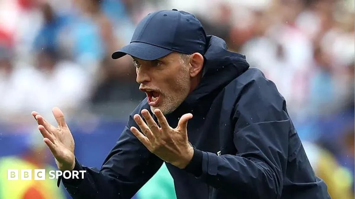 Coach gesturing during a tense match situation