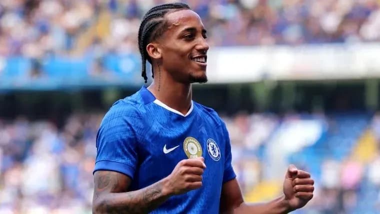 Chelsea player celebrating during a match