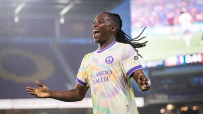 Player celebrating after scoring a goal during match