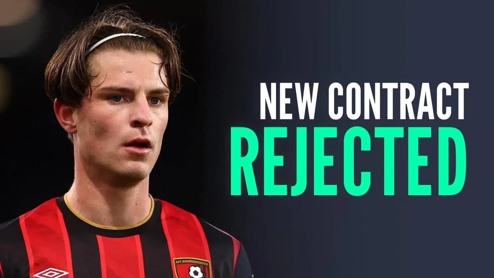 Player in AFC Bournemouth kit with contract news