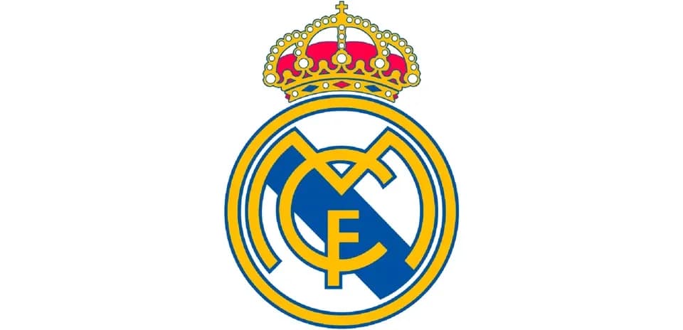 Real Madrid football club logo with crown