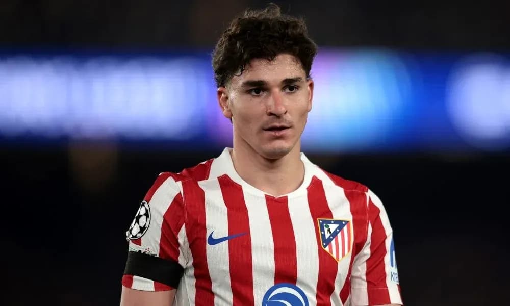Atletico Madrid player during match action
