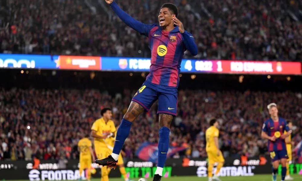 Barcelona player celebrating a goal during match Barcelona player celebrating a goal during match