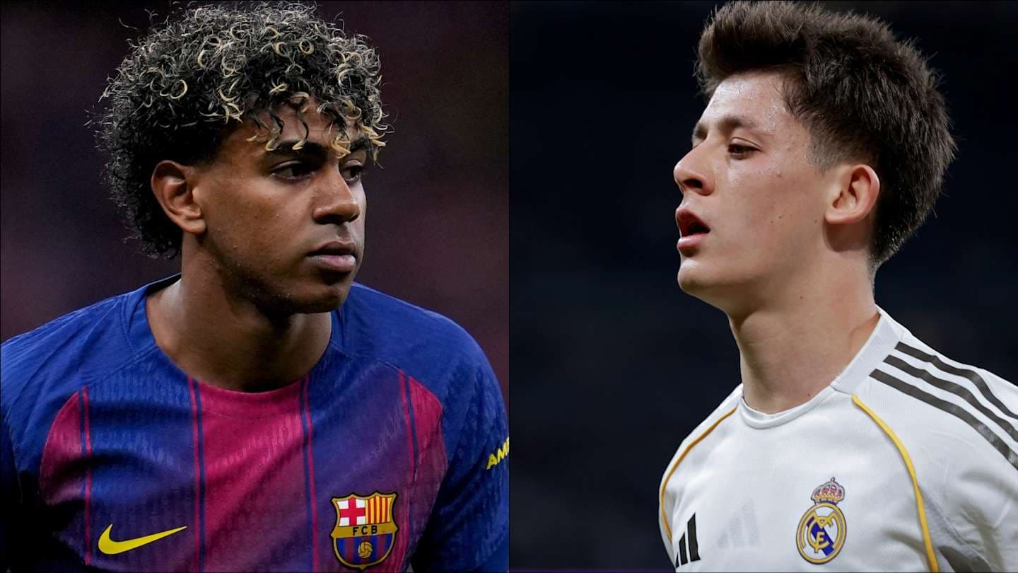 Players from Barcelona and Real Madrid in profile Players from Barcelona and Real Madrid in profile