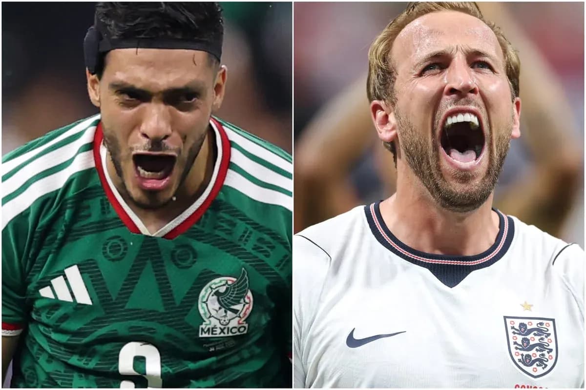 Raul Jimenez and Harry Kane celebrating Raul Jimenez and Harry Kane celebrating