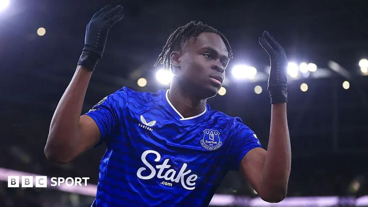 Everton player celebrating during a match Everton player celebrating during a match