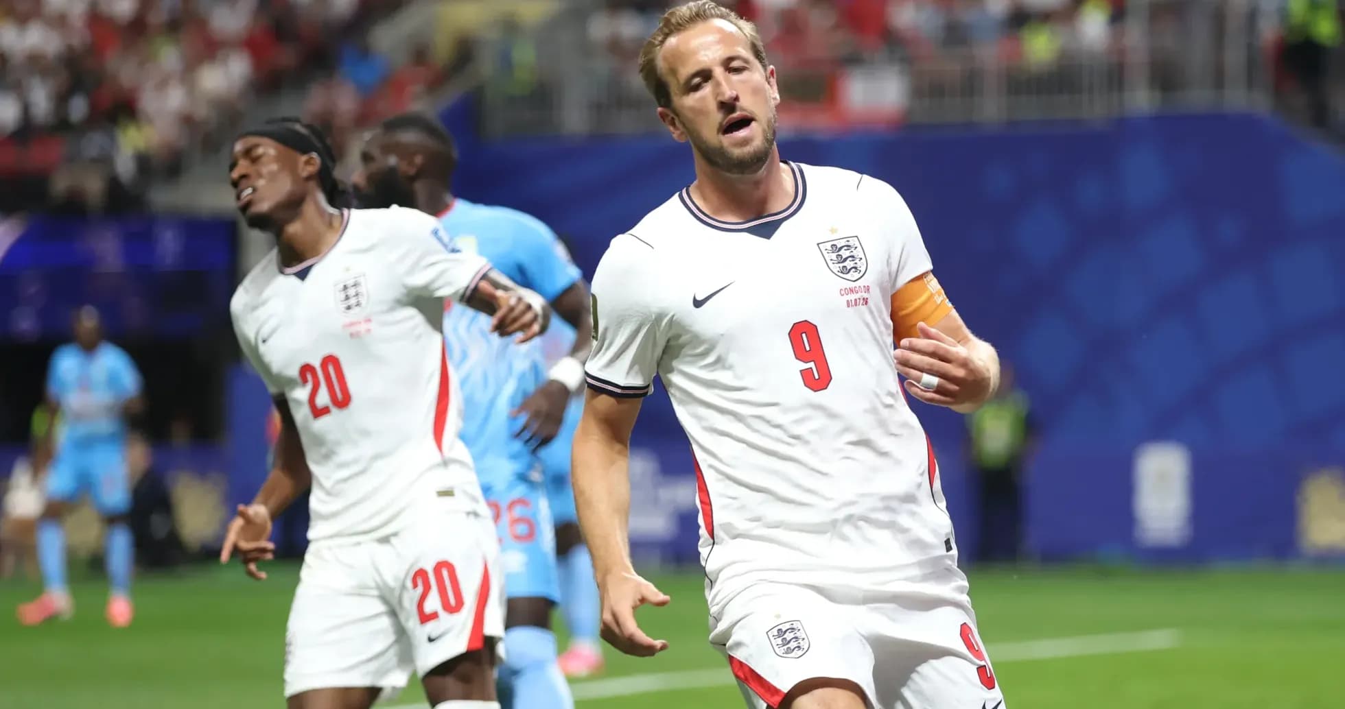 Harry Kane celebrating a goal for England Harry Kane celebrating a goal for England
