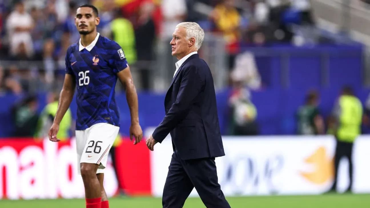 Coach walking past player on the field Coach walking past player on the field