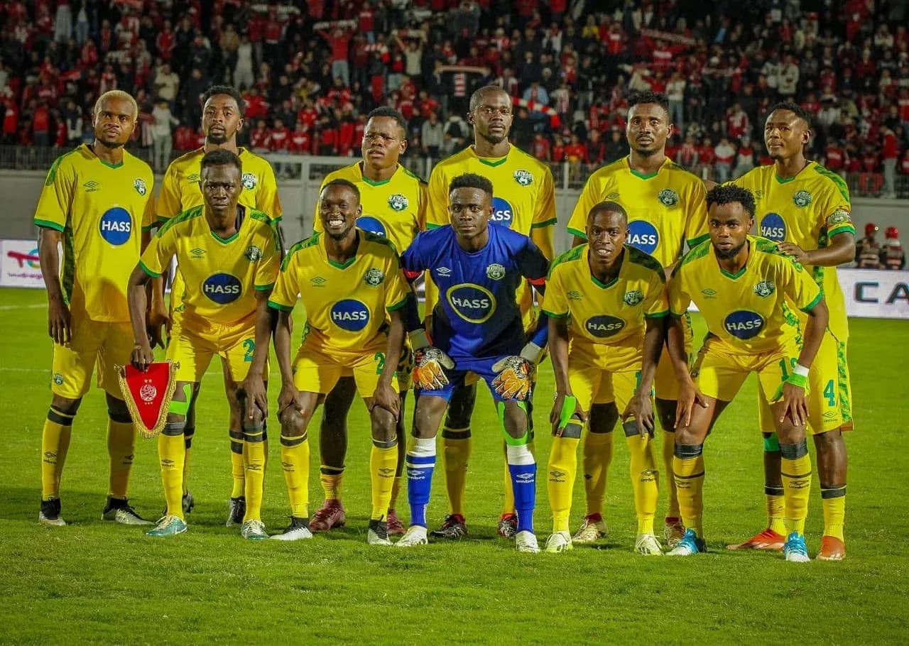 Nairobi United team posing before the match Nairobi United team posing before the match