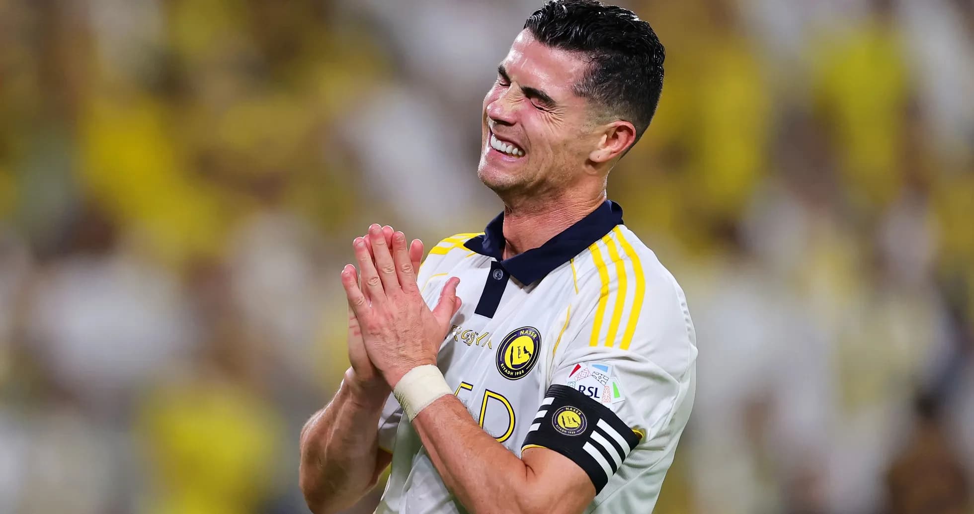 Player celebrating after scoring a goal during match Player celebrating after scoring a goal during match