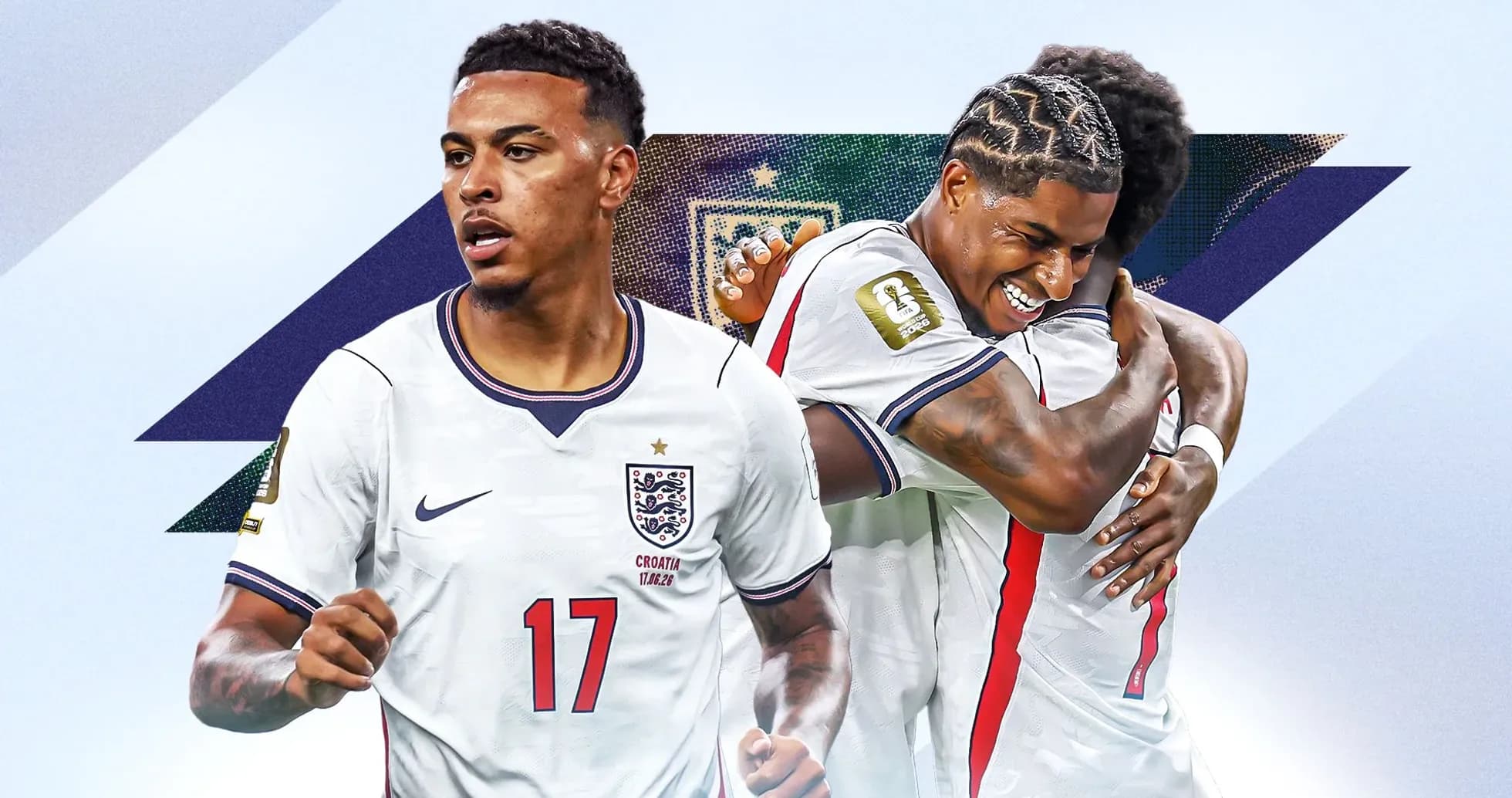 England players celebrating a goal during match England players celebrating a goal during match